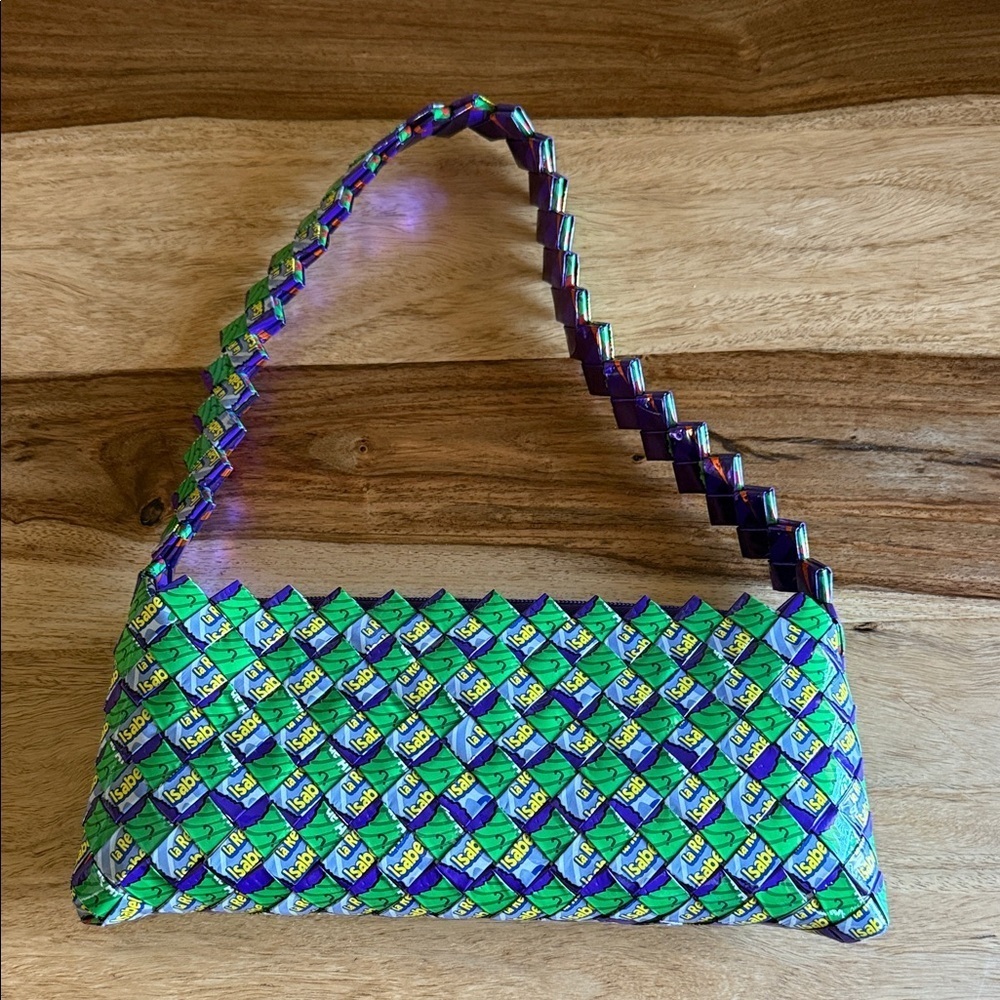 Hand Crafted Mexican Candy Wrapper Bag